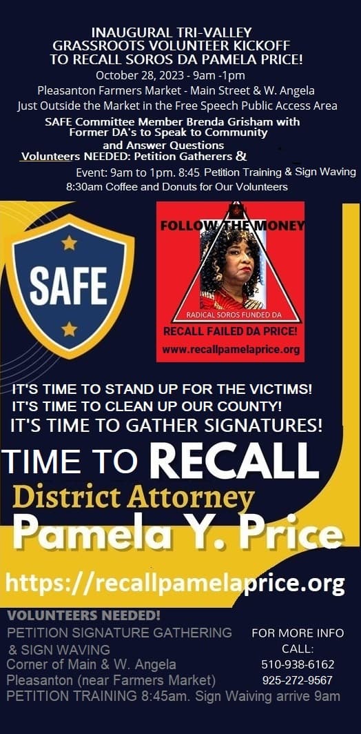 SAFE Recall Pamela Price Signature Gathering